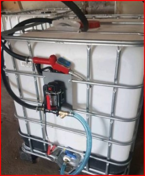 Міні АЗС 12 вольт 180вт 50-55 л/хв. з електронним лічильником