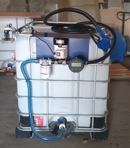 Міні АЗС 12 вольт 35 л/хв. з електроним лічильником для дизельного палива