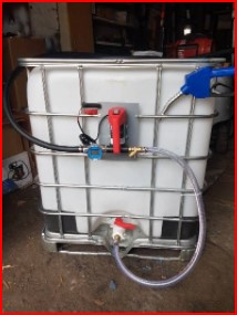 Міні АЗС 12 вольт 180вт 50-55 л/хв. з електронним лічильником