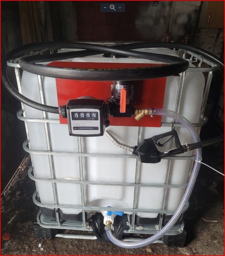 Міні АЗС 220 вольт 70 л/хв. з механічним лічильником для дизельного палива